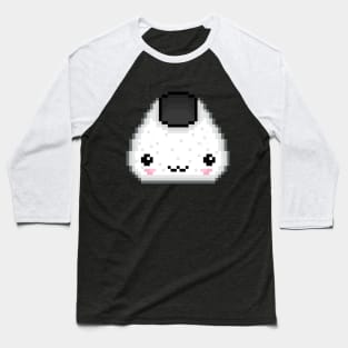 Pixel Onigiri Baseball T-Shirt